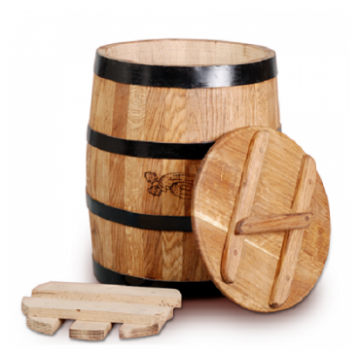 Купить Дубовая бочка для засолки 25 л "Премиум" в 